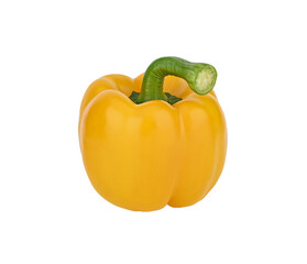 Yellow Sweet peppers isolated on transparent png