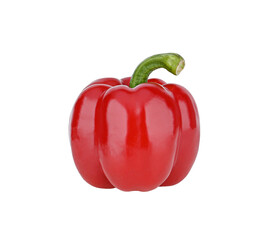 Sweet peppers red isolated on transparent png