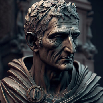 Galba roman emperor. Created with Generative AI technology. Created with Generative AI technology.