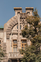 Old buildings in one of the oldest district in the city center