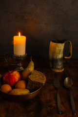 Medieval Table Setting