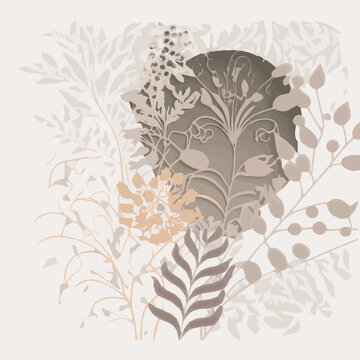 Poster of pastel tone flowers