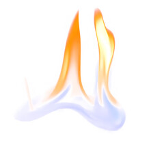 Easy to use flame overlay, transparent png