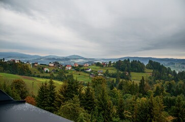 view of the mountains