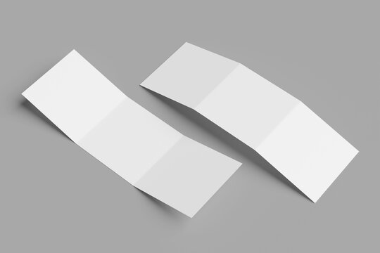 Trifold Square Mockup