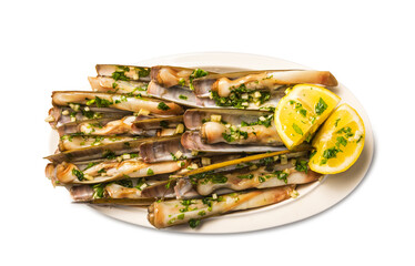 Navajas a la plancha