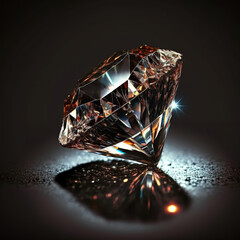 diamond, brilliant macro. Generative AI