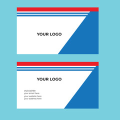 Naklejka na ściany i meble Business Card Design For Corporate Business