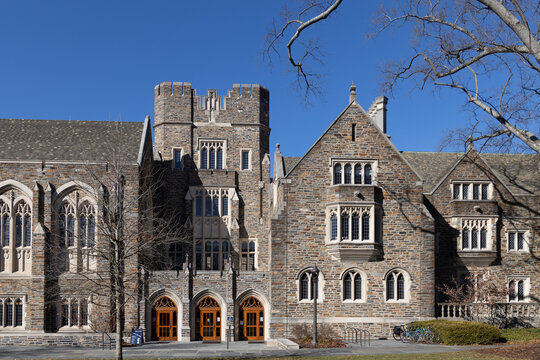 Durham, NC; 01/05/2023; Photo of a campus building on the campus of Duke University on a sunny winter day