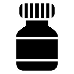 Drugs jar bottle icon