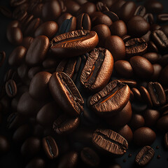 coffee beans. Generative AI