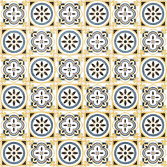 Ethnic pattern for the design of the floor, kitchen, tiles, textiles, wallpaper, packaging. Ethnic motif, Scandinavian tiles, design. simple geometric pattern
