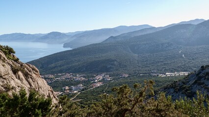 Naklejka premium seaside nature in sardinia island italy