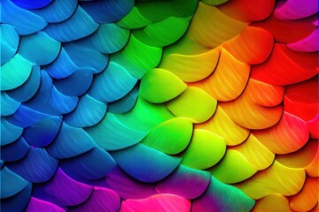 Colorful background, rainbow-colored texture, with a fun and playful feel. Ai Generative
