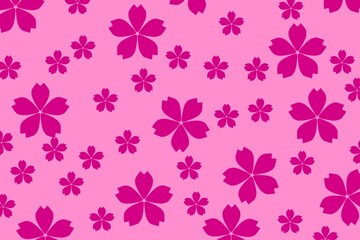 seamless pattern with sakura 