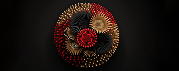 Chinese New Year - Fireworks (Generative Art)