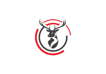 deer icon design for your business