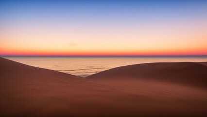 Fototapeta na wymiar Dunes in the desert.