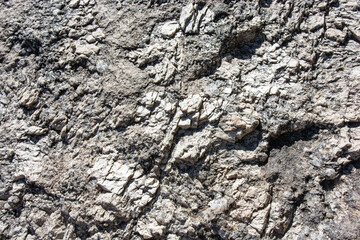 stone texture of rock formations close up
