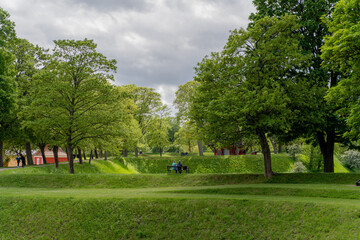 Nature. Lake and park. Denmark. Copenhagen.