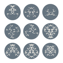 Magic system. A set of chips. Part of the magical system. An abstract rune.