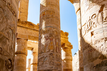 The wonderful karnak temple in luxor egypt