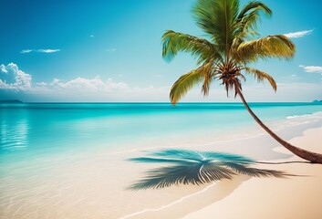 Caribbean beach - Generated by Generative AI