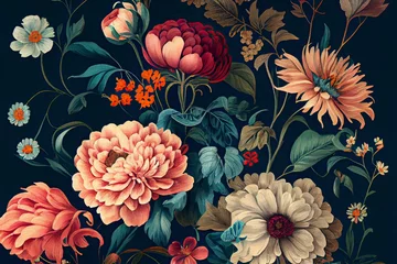 Meubelstickers Floral desktop background © Frank