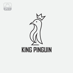 King Pinguin logo design