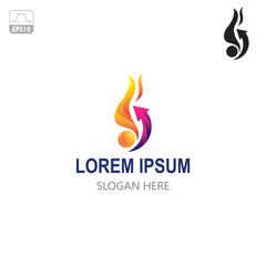 fire logo design