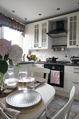 white kitchen interior