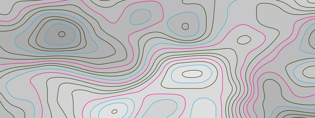 Abstract topography lines background. Topographic landscape background.