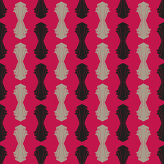 Obraz na płótnie Canvas Decorative seamless pattern. Material design for dresses, wallpapers, carpets, ottoman pattern. 