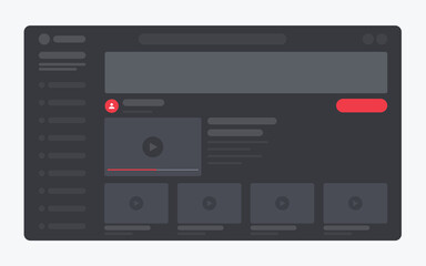 Digital Video Content Creator cover and UI channel art for content creators and digital marketers for videos and user interface.