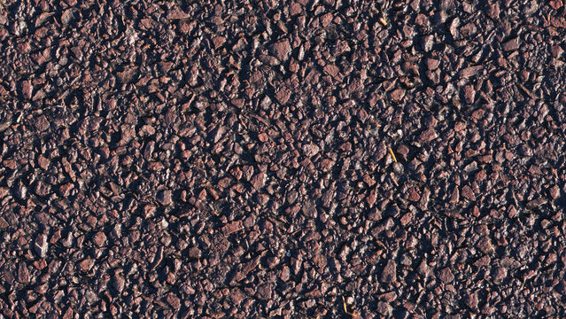 gravel path red an wet day