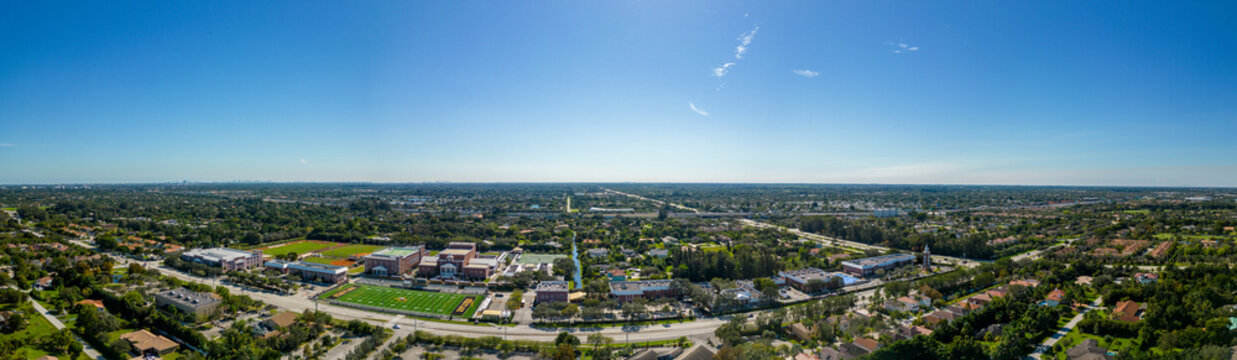 Aerial photo American Heritage Schools Broward Campus