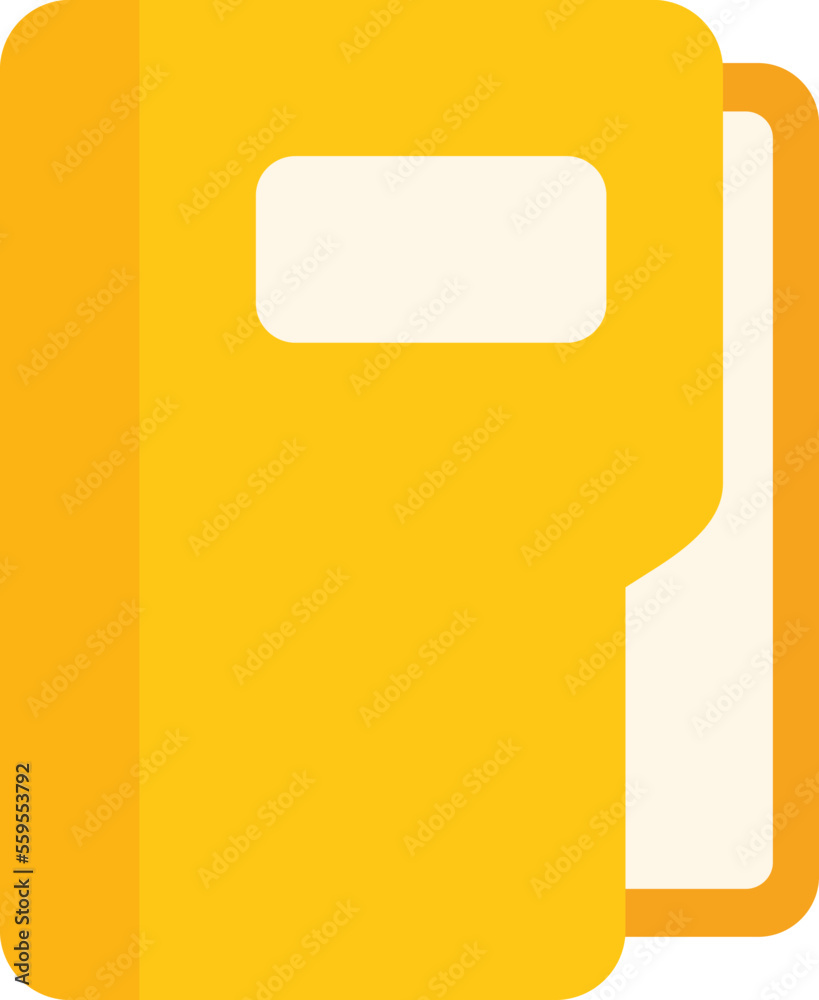 Poster folder icon flat vector. crm database. data system isolated
