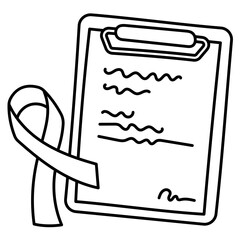 Clipboard line icon