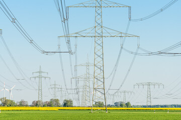 Energieleitungen - kritische Infrastruktur in Deutschland