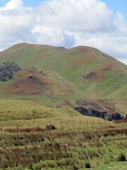 Obraz premium Castlelaw Hill Fort, Pentlands Hills, Midlothian.