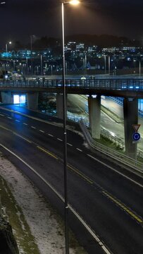 Timelapse of ryfast E39 road in Stavanger.