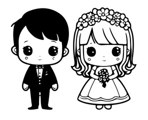 Coloring Book, Children, Illustration, Malbuch, Cute, Car, Wedding, Kinderbuch, Kinder, Seite, ausmalen, buntstifte, schwarz, weiß, Oldtimer, classic, car, hochzeitsauto, wagen, blumen, zelten, camp