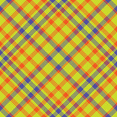 Plaid pattern vector. Check fabric texture. Seamless textile design for clothes, paper print.