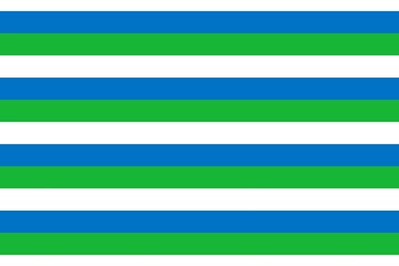 Geometric pattern in the colors of the national flag of Sierra Leone. The colors of Sierra Leone.