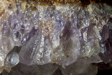 Close up of crystals