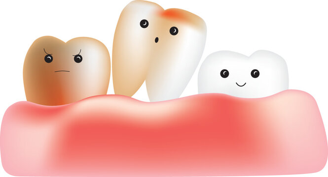 rotten teeth illustration