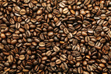 Roasted coffee beans