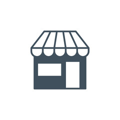 Shop Store Icon Vector Template