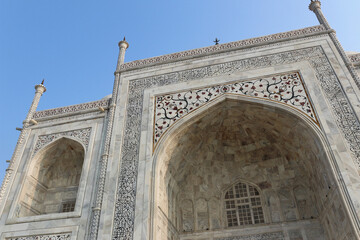 Fototapeta na wymiar Taj Mahal - Agra, India, Asia