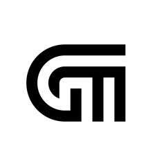 Letter GM creative modern monogram logo